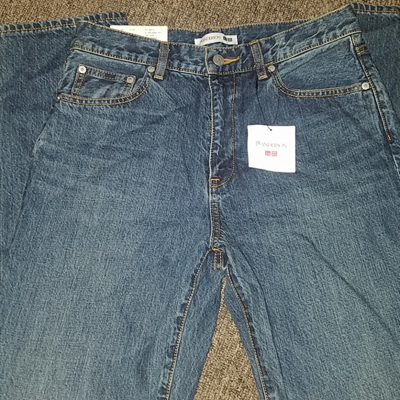 JW Anderson High Waist Wide Leg Denim Jeans 30x34 - Picture 4 of 6